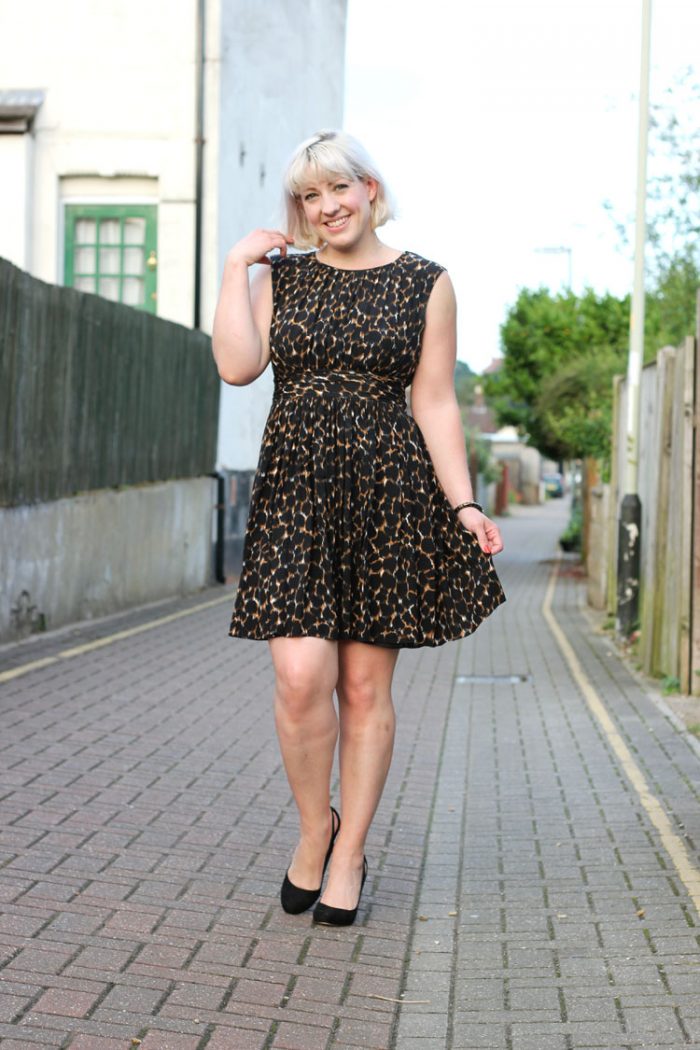 Leopard Print Dress Summer Evening Outfit